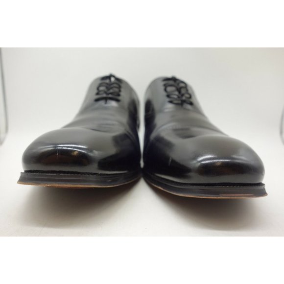 Johnston Murphy Optima USA Black Leather Cap Toe Lace Up Oxford Shoes Men\'s 11 D main image 5